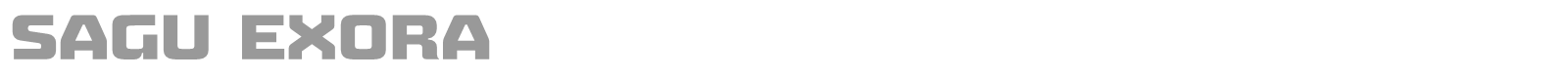 Sagu Exora font preview